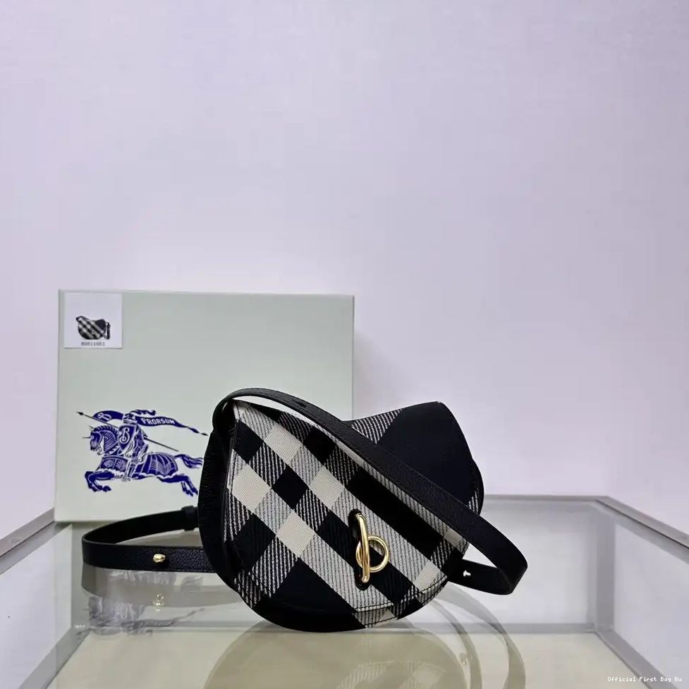 Official First Bag Ru Burberry Rocking Bag Mini Horse 0521